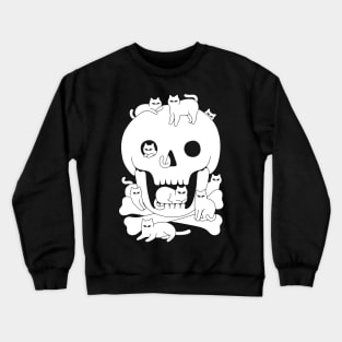 Cats and Crossbones Crewneck Sweatshirt